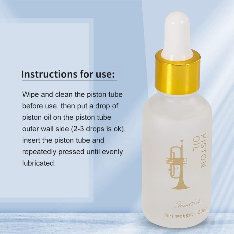 Danchet Synthetic piston valve oil for trumpet, tuba and brass instruments 1.02 fl.oz/30ml. - Image 3